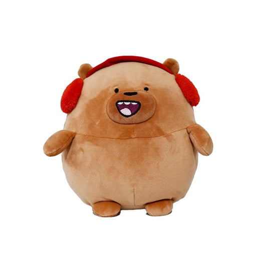 We Bare Bears Winter Collection Plush Toy 22CM (Grizz) Miniso plush toy – buy online at Yunitara