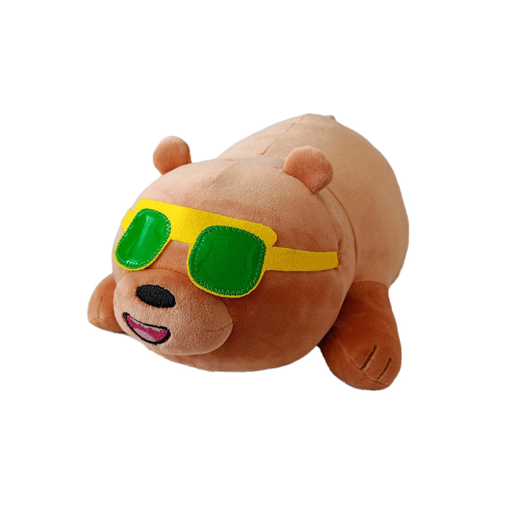 We Bare Bears Party Collection Plush Toy 40CM(Grizz) Miniso plush toy – buy online at Yunitara