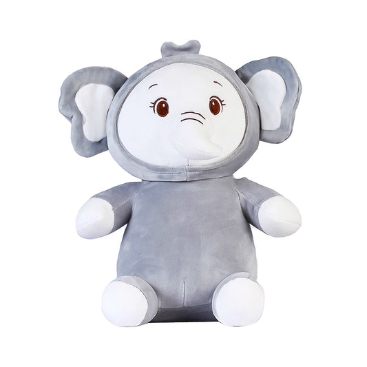 Sitting Elephant Plush Toy 30CM(Grey) Miniso plush toy – buy online at Yunitara