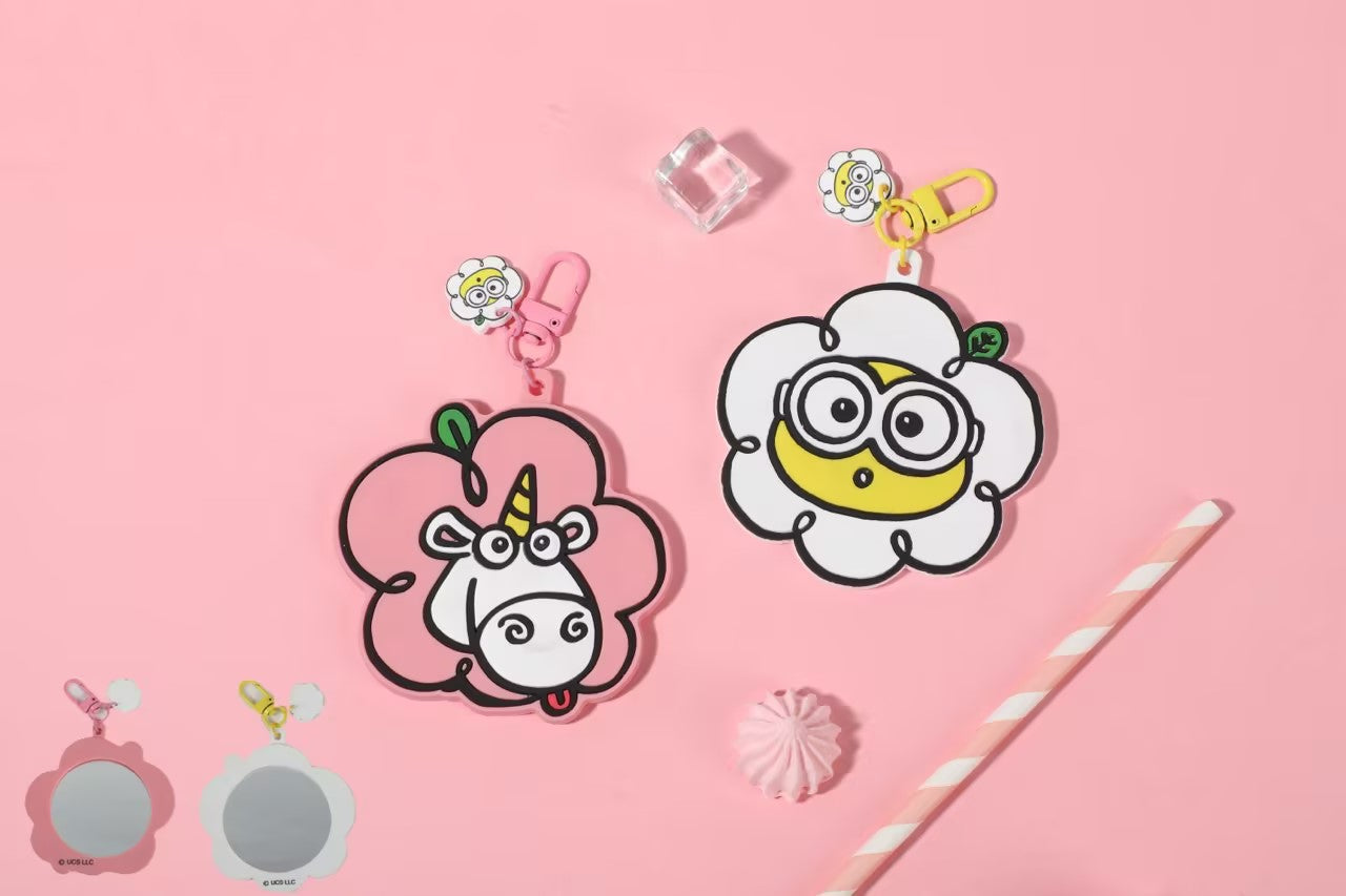 Daisy Minions Collection Mirror Keychain Miniso plush toy – buy online at Yunitara
