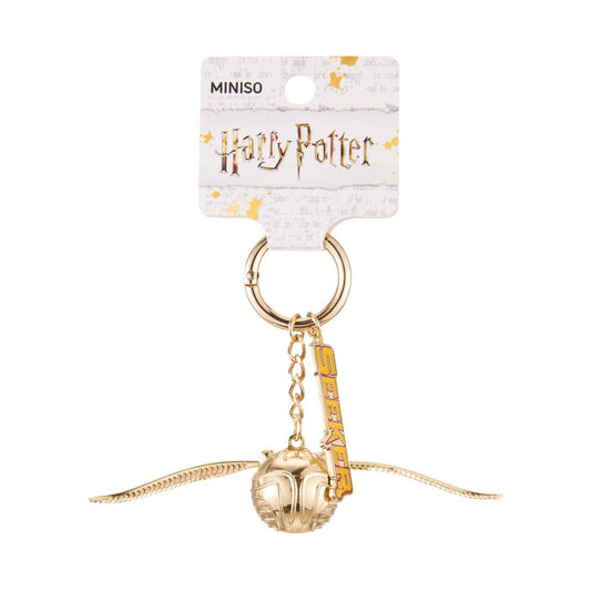 Harry Potter Golden Snitch Keychain Miniso plush toy – buy online at Yunitara