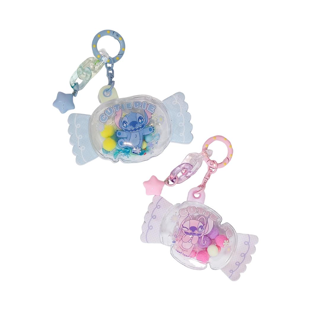 Disney Stitch Dinner Party Collection Candy Airbag Keychain Miniso plush toy – buy online at Yunitara