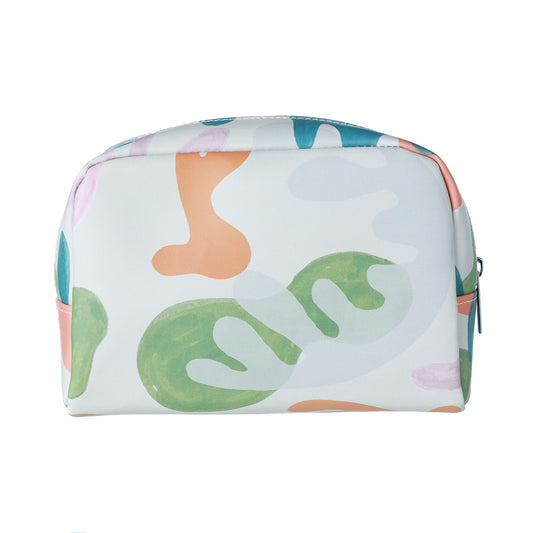 Abstract Flowers Cosmetic Bag(Gray) – Cosmetic Pouch by Miniso | Buy online at Yunitara