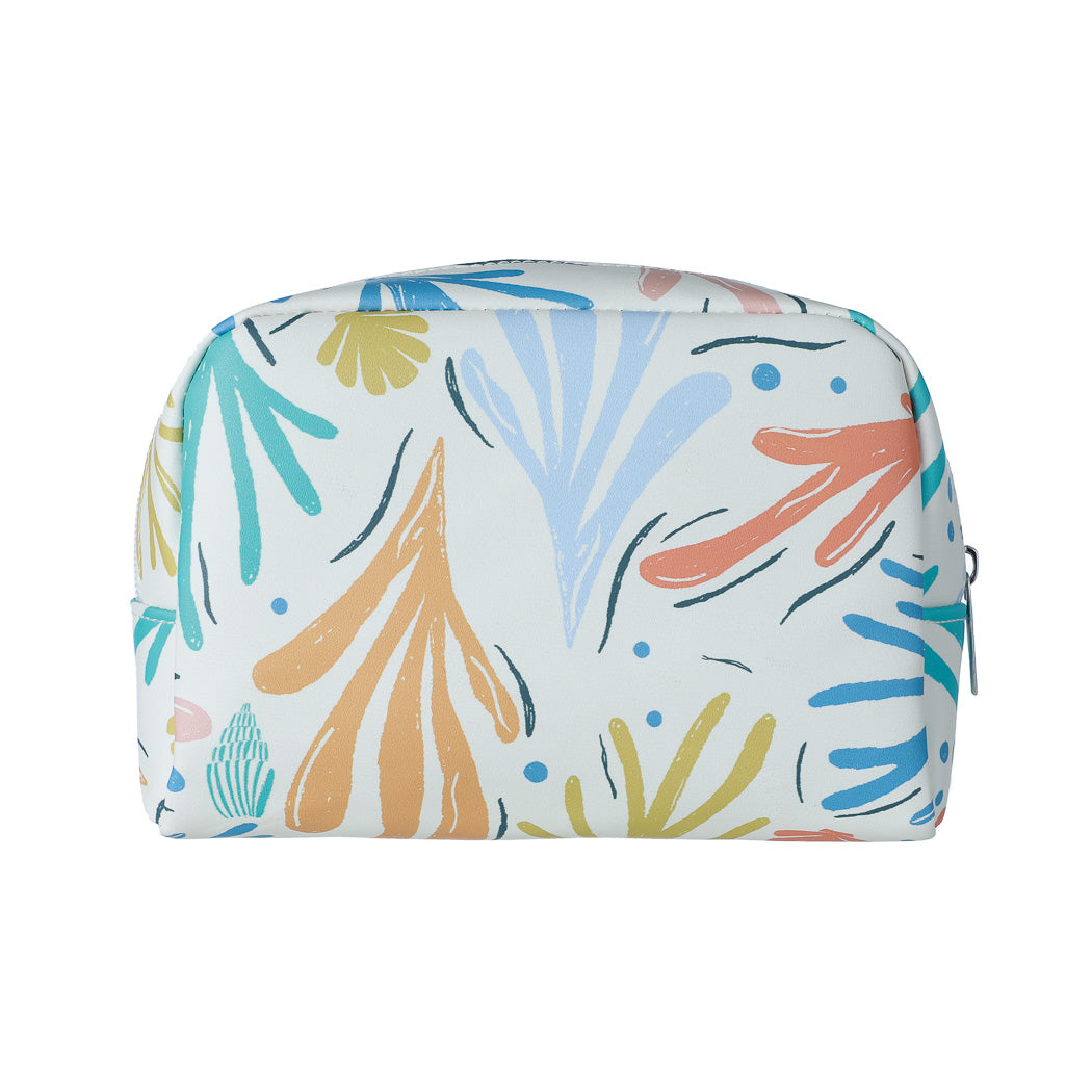 Abstract Flowers Cosmetic Bag(White) – Cosmetic Pouch by Miniso | Buy online at Yunitara