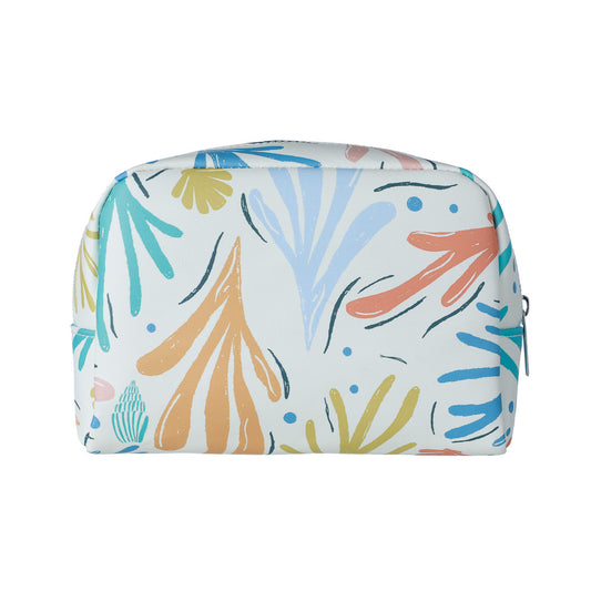 Abstract Flowers Cosmetic Bag(White) – Cosmetic Pouch by Miniso | Buy online at Yunitara