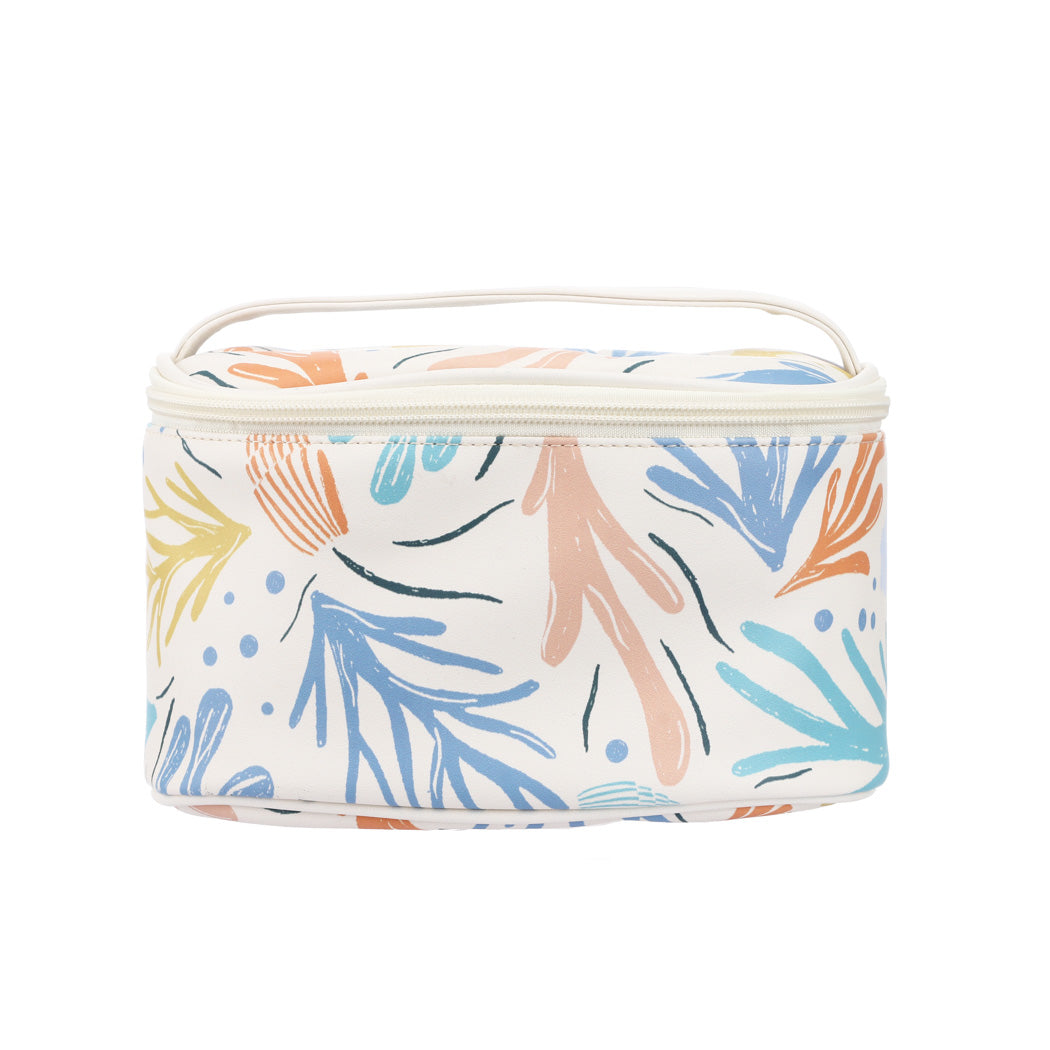 Abstract Floral Cosmetic Case(White) – Cosmetic Pouch by Miniso | Buy online at Yunitara
