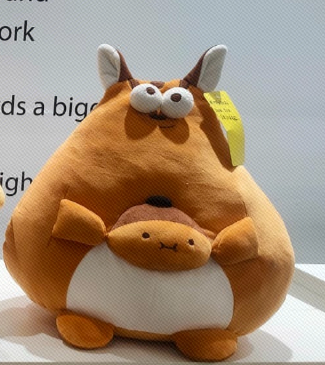 Dundun Squirrel Plush Toy 30CM Miniso plush toy – buy online at Yunitara